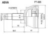 ASVA FT-005 Joint Kit, drive shaft